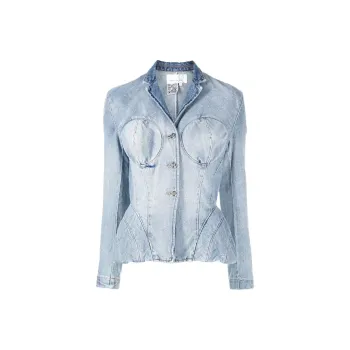 NATASHA ZINKO Sculpted Denim Jacket