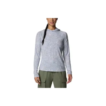 Columbia PFG Uncharted Fishing Collection Sweatshirt Women's Gray