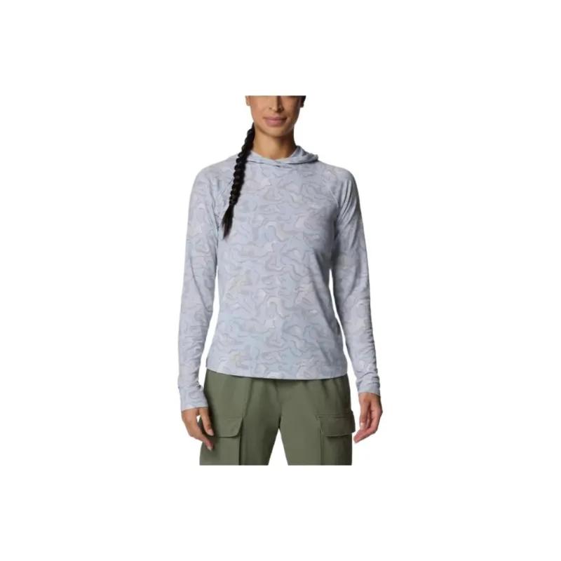 Columbia PFG Uncharted Fishing Collection Sweatshirt Women's Gray-0