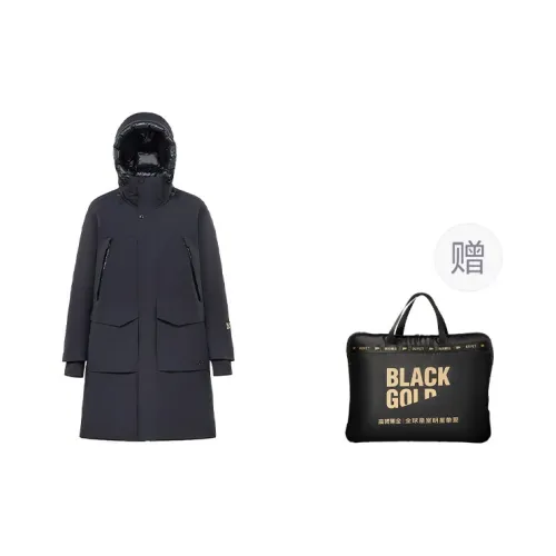 GOLDFARM Down Jacket Unisex Black