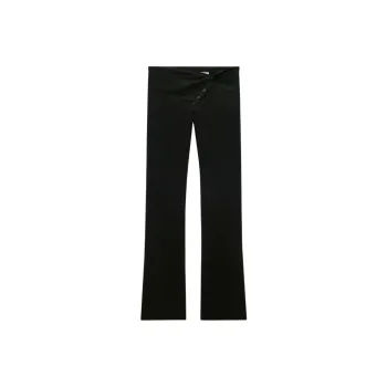 COURREGES Twist front Bootcut Wool Trousers