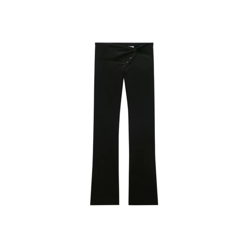 COURREGES Twist front Bootcut Wool Trousers-0