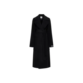 SportMax Veleno Belted Long Sleeved Coat