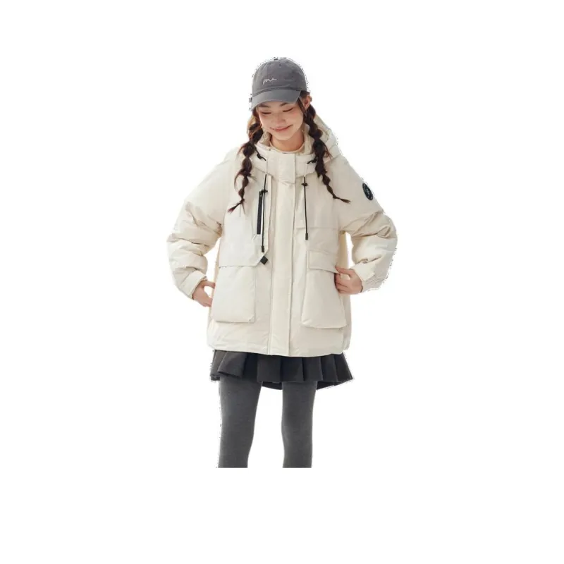 ZIHAN Down Jacket Women's Beige Gold-0