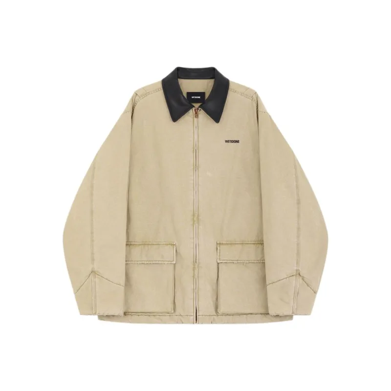 WE11DONE Puffer Jacket Women's Beige-0