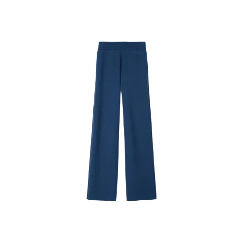 Burberry Knitted Sweatpants Women's Marine Blue