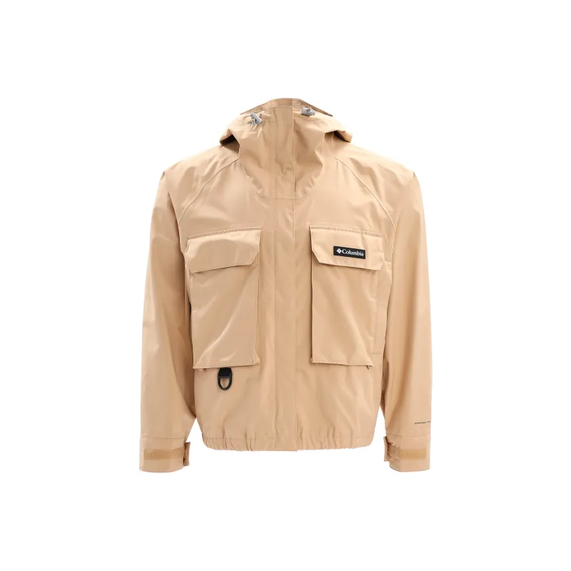 Columbia Water Resistant Windbreaker Jacket Women's Khaki-0