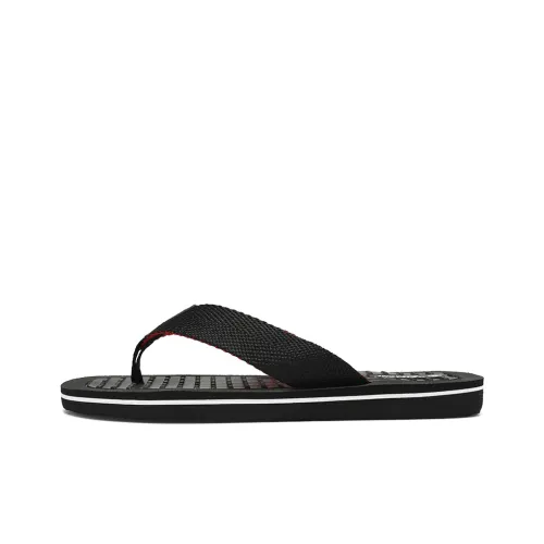 NANJIREN Woven Quiet Odor Resistant Abrasion Resistant Slip Resistant Flip Flops Men's
