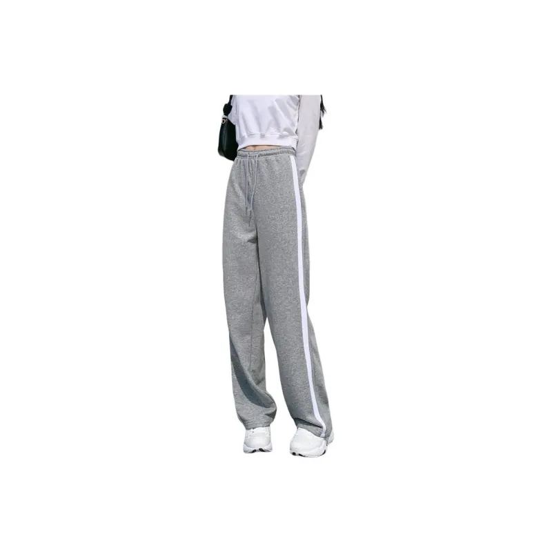 Tonlion Casual Pants Women's Light Heather Gray-0