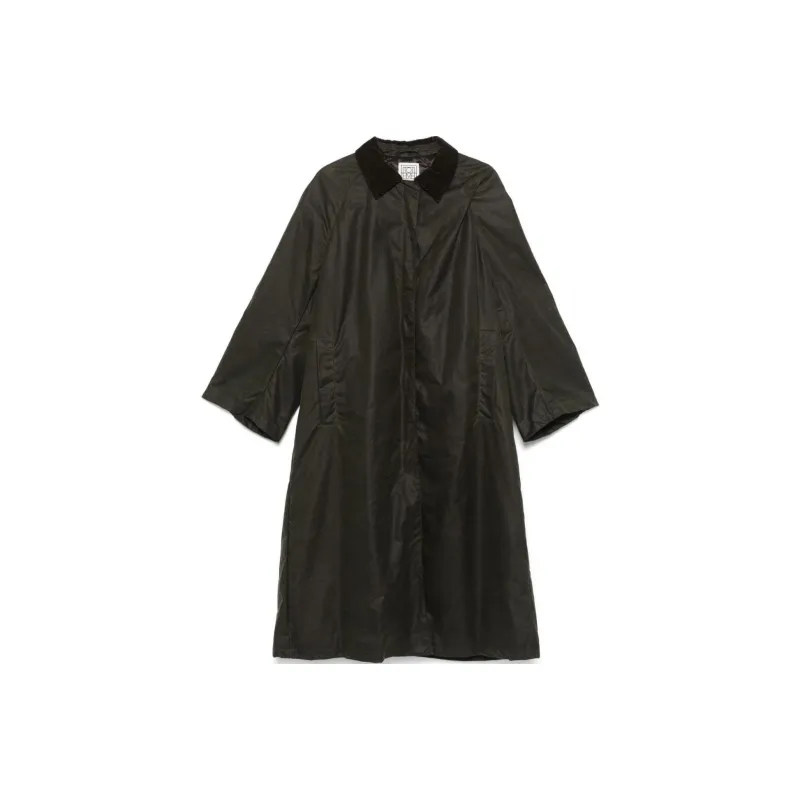 TOTEME Welt Pocketed Collared Rain Coat-0