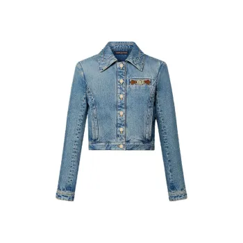 LOUIS VUITTON Lv Circle Tab Denim Jacket