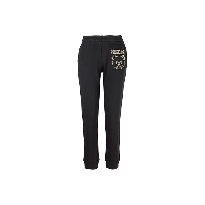 MOSCHINO Knitted Sweatpants Women's Black-0