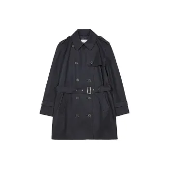 COACH Trench Coat Women's Black