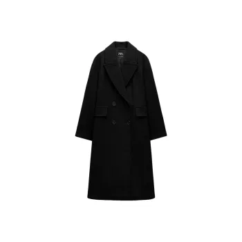 ZARA Coats Women's Black