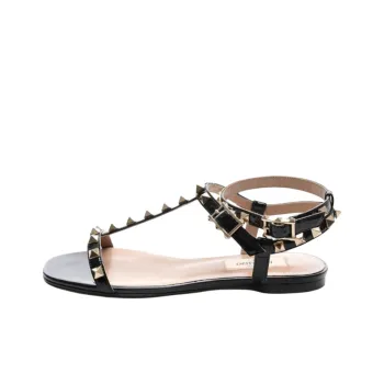 Valentino Rockstud One Strap Sandals Women's Black