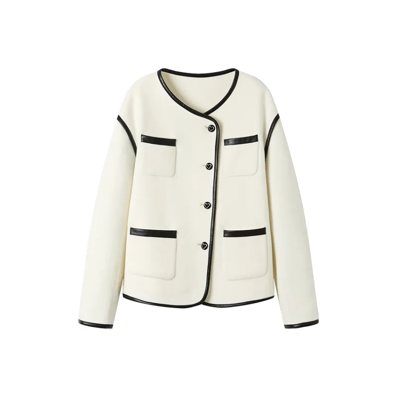 GREEN BELT Coats Women's Oak White-0