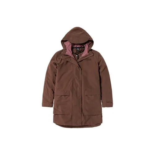 THE NORTH FACE Waterproof Windbreaker Jacket Women's Cameo Brown