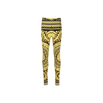VERSACE Barocco Leggings 'Black/Gold'