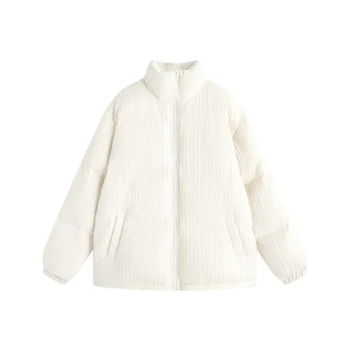KING PRINCE Puffer Jacket Women's Milk White