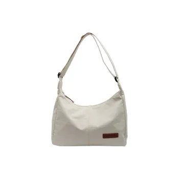 Single Warehouse Fabric Shoulder Bag Regular Unisex White/Light Green/Gray/Black
