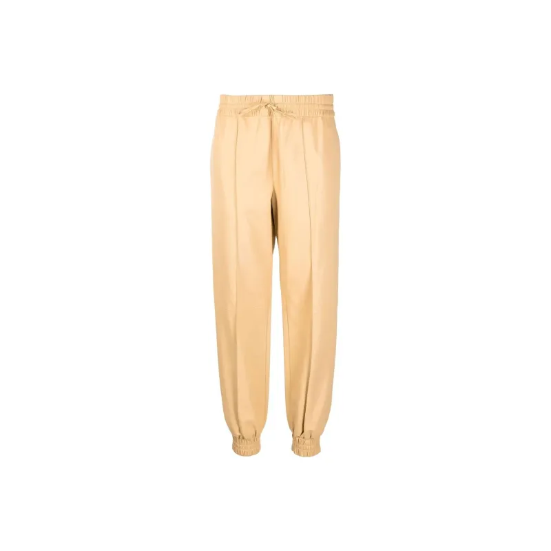 JIL SANDER Knitted Sweatpants Women's Beige-0