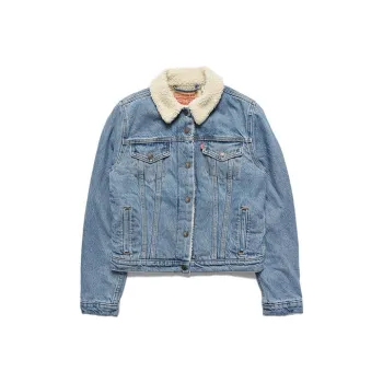 Levis Velvet Jackets Women's Blue