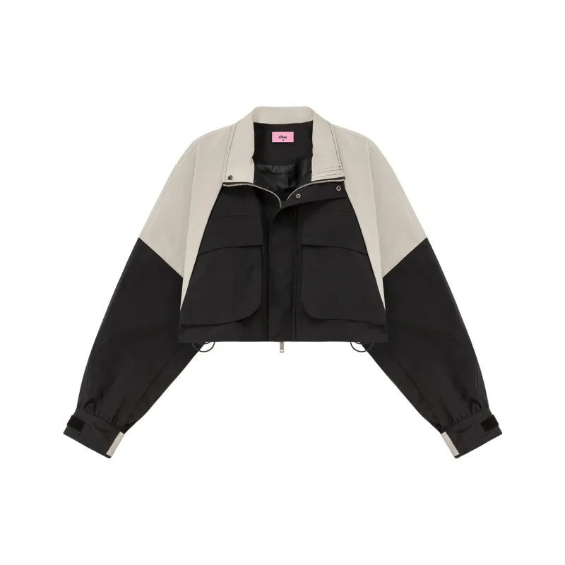 CHUU Cropped Coats Women's Black-0