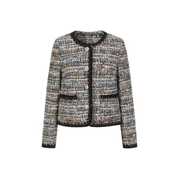 JZ. ANNAKRO Cropped Coat Women's Heather Gray