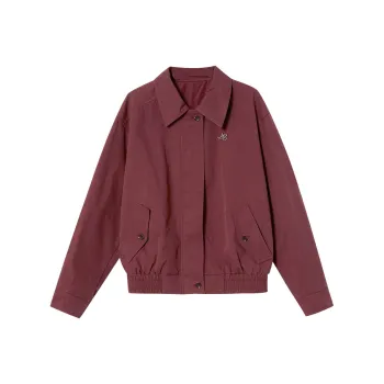 WESTLINK Cropped Coat Women's Maroon