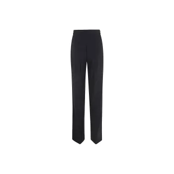 Elisabetta Franchi Belt Satin Palazzo Trousers