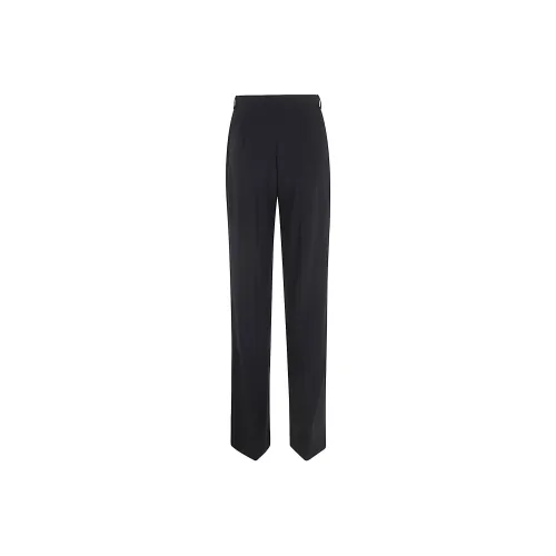 Elisabetta Franchi Belt Satin Palazzo Trousers