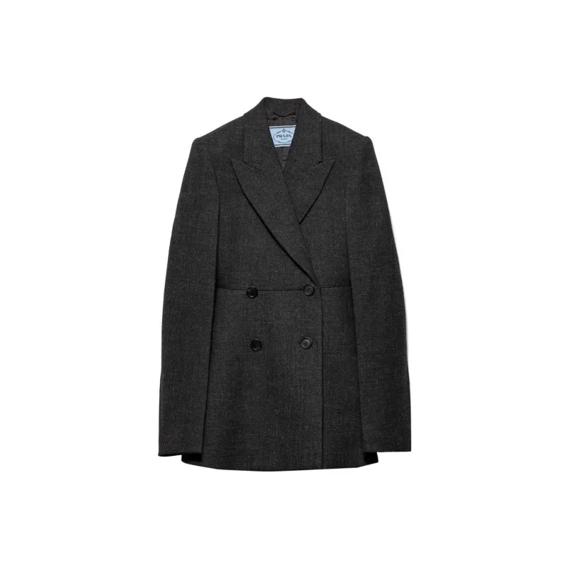 PRADA Double breasted Wool Coat-0
