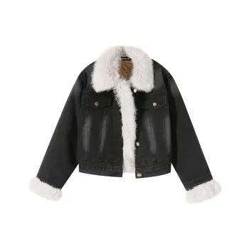 MRR&CO. Denim Jackets Women's Black