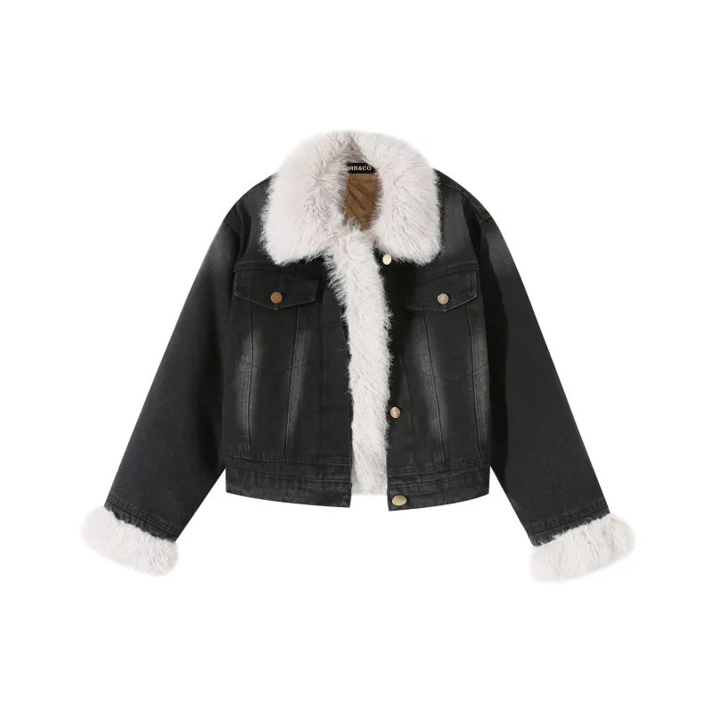 MRR&CO. Denim Jackets Women's Black-0