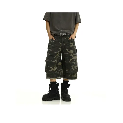 PISYPOX Casual Shorts Unisex Camouflage