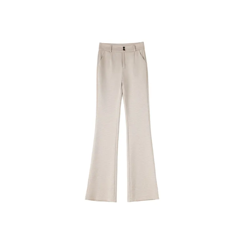 0571 Family Casual Pants Women's Apricot-0