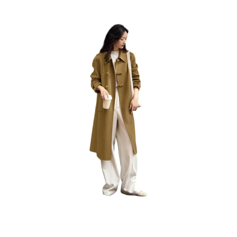 Mo Han Yi Mei Coat Women's Autumn Green-0