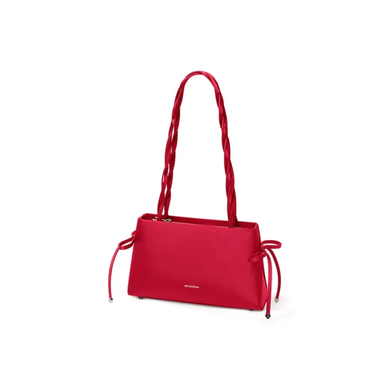 Muuluu Satin Double Butterfly Sugar Cube Bag Shoulder Bag, Handbag, Shoulder Bag Medium Size Women's Multicolor-2