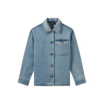 A.P.C Janice Buttoned Denim Jacket