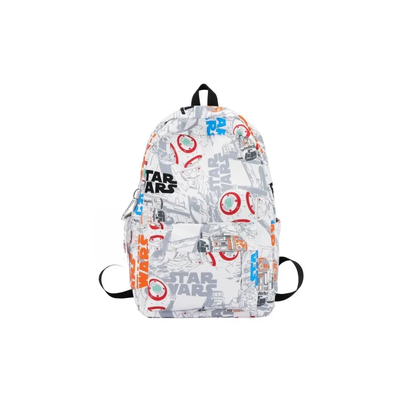 AIBAG Nylon Backpack Unisex Black/Orange/Blue-6