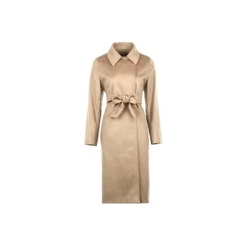 MaxMara Studio Coats Women's Khaki
