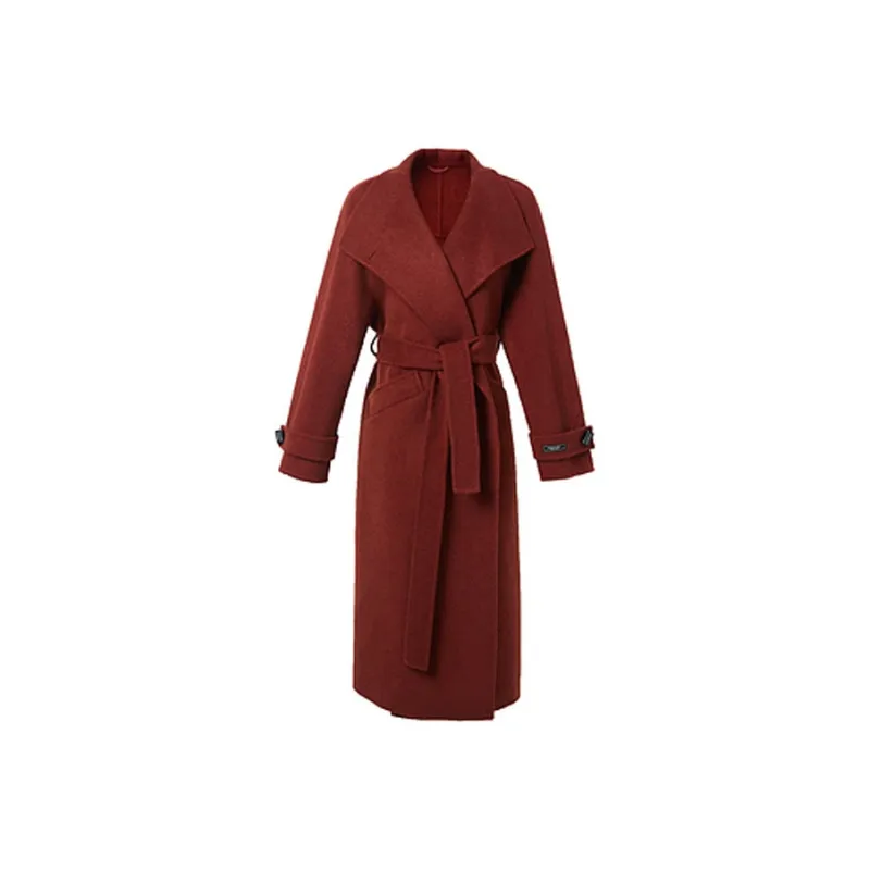 3COLOUR Coats Women's Brick Red-0