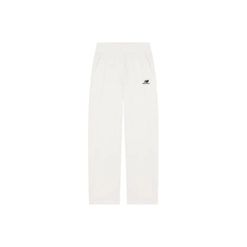 New Balance Knitted Sports Pants Women's Cream White-0