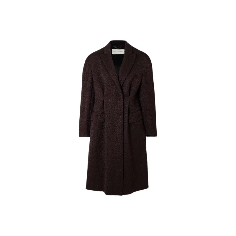 DRIES VAN NOTEN Coats Women's Dark Brown-0