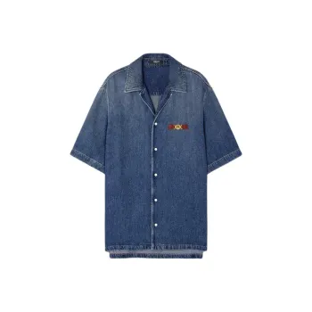 VERSACE Medusa Biggie Denim Shirt