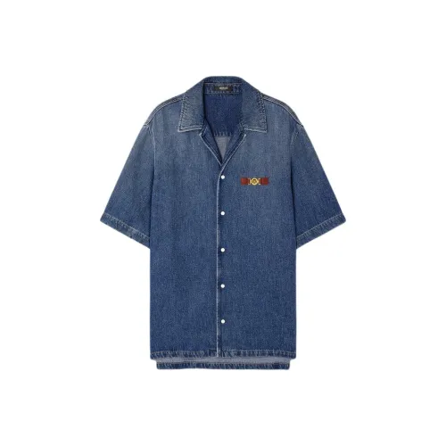VERSACE Medusa Biggie Denim Shirt