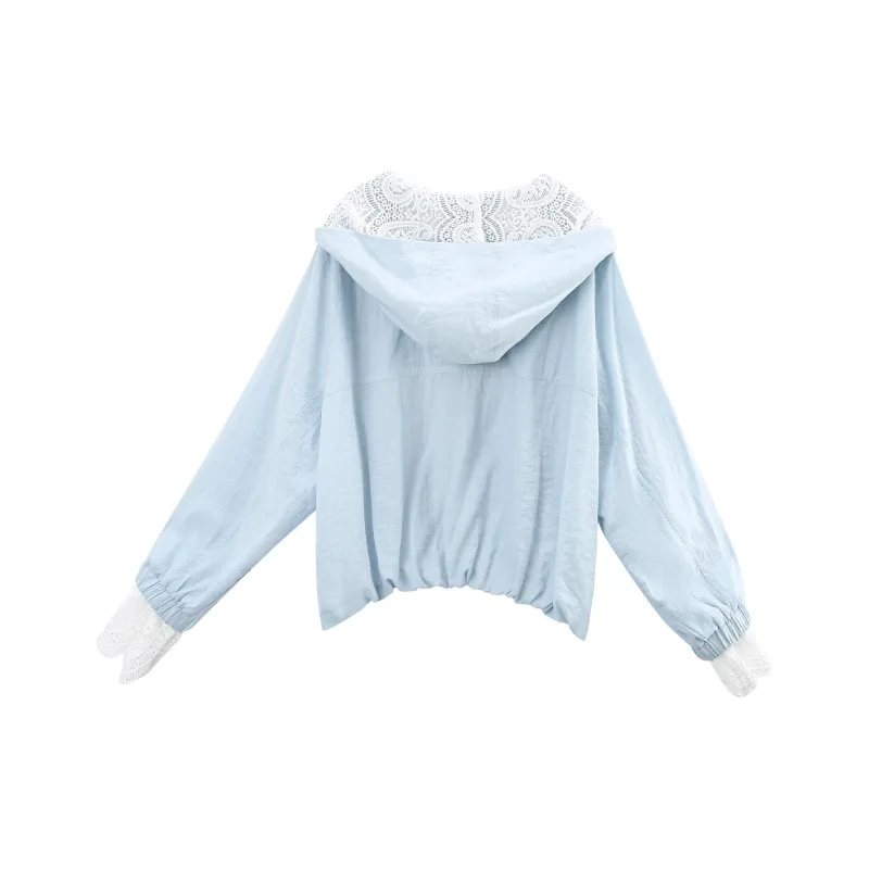 A Paradise For Awakening Jacket Women's Blue-1