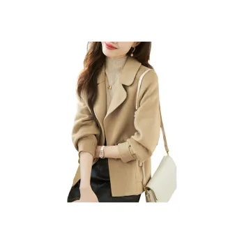 Mo Han Yi Mei Coat Women's Beige Yellow
