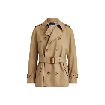 Polo Ralph Lauren SS22 Trench Coat Women's Brown