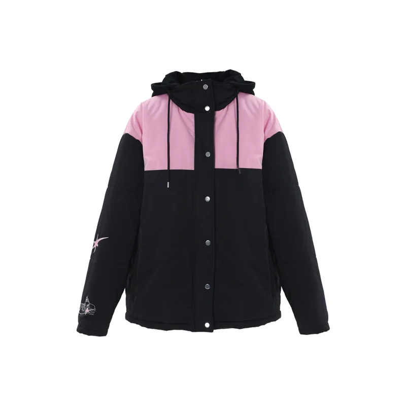 LBPC x LIANGBANPAOCAI,LIANMINGKUAN Puffer Jacket Women's Pink-0